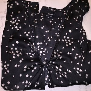 COTTON CANDY LA! TIED UP STARY BLOUSE